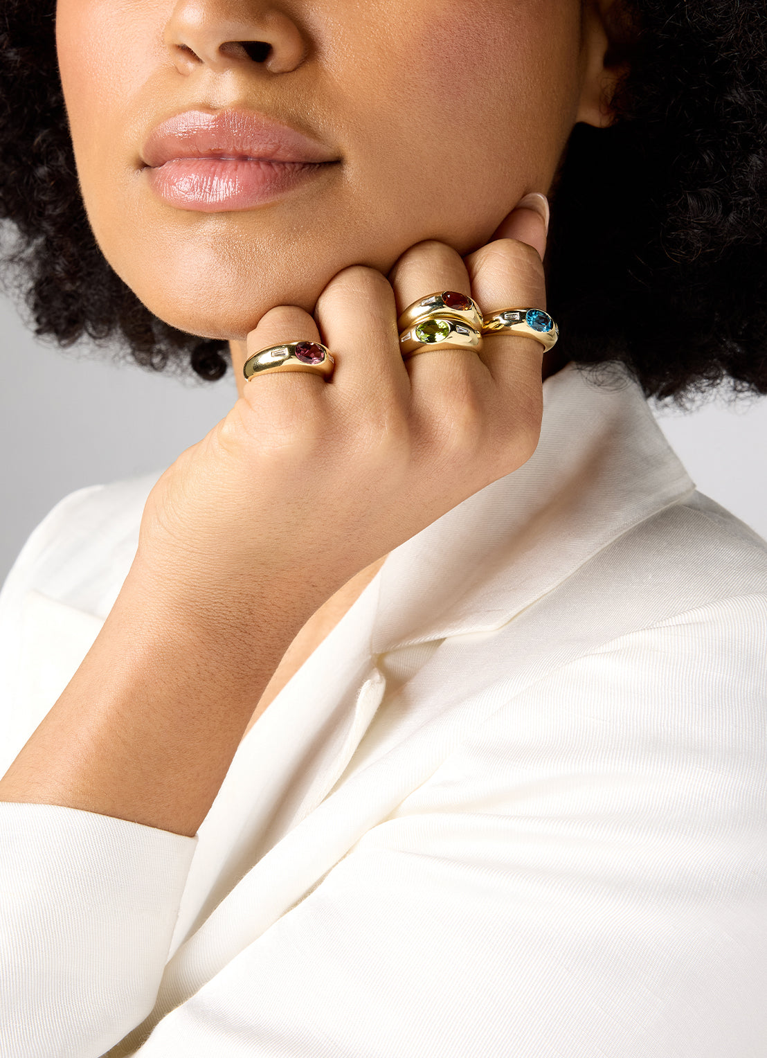 Geelgouden ring, 1.01 ct madeira citrien, BOLD