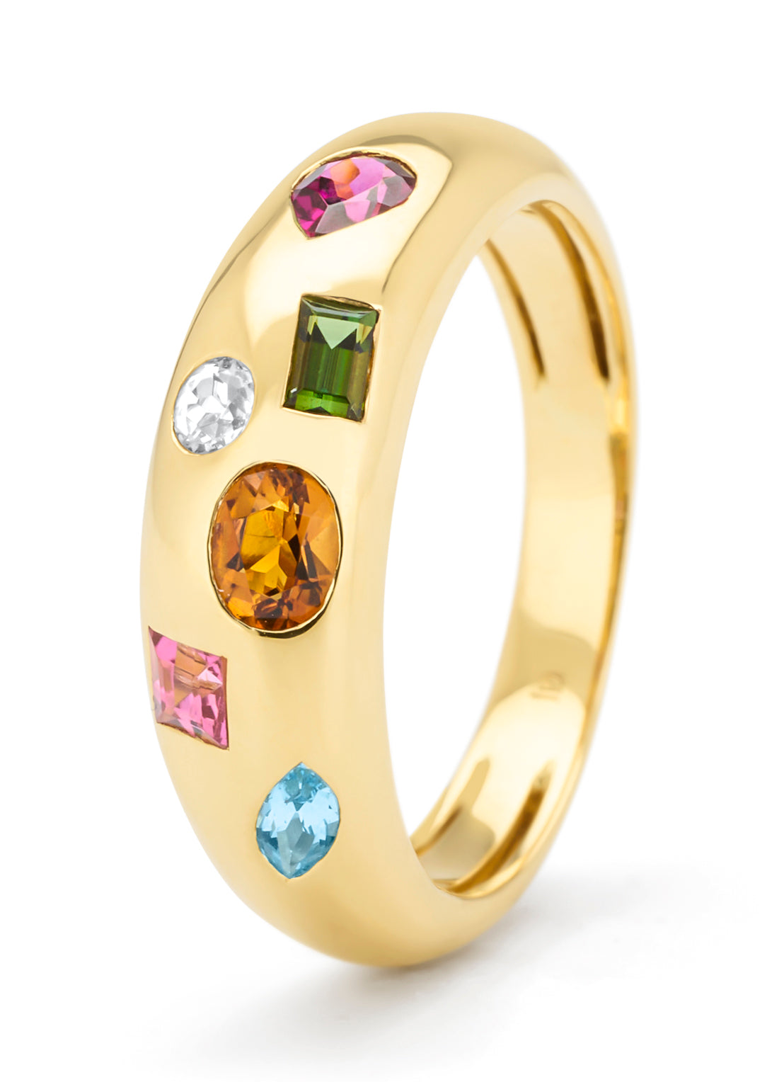 Yellow gold ring, Bold
