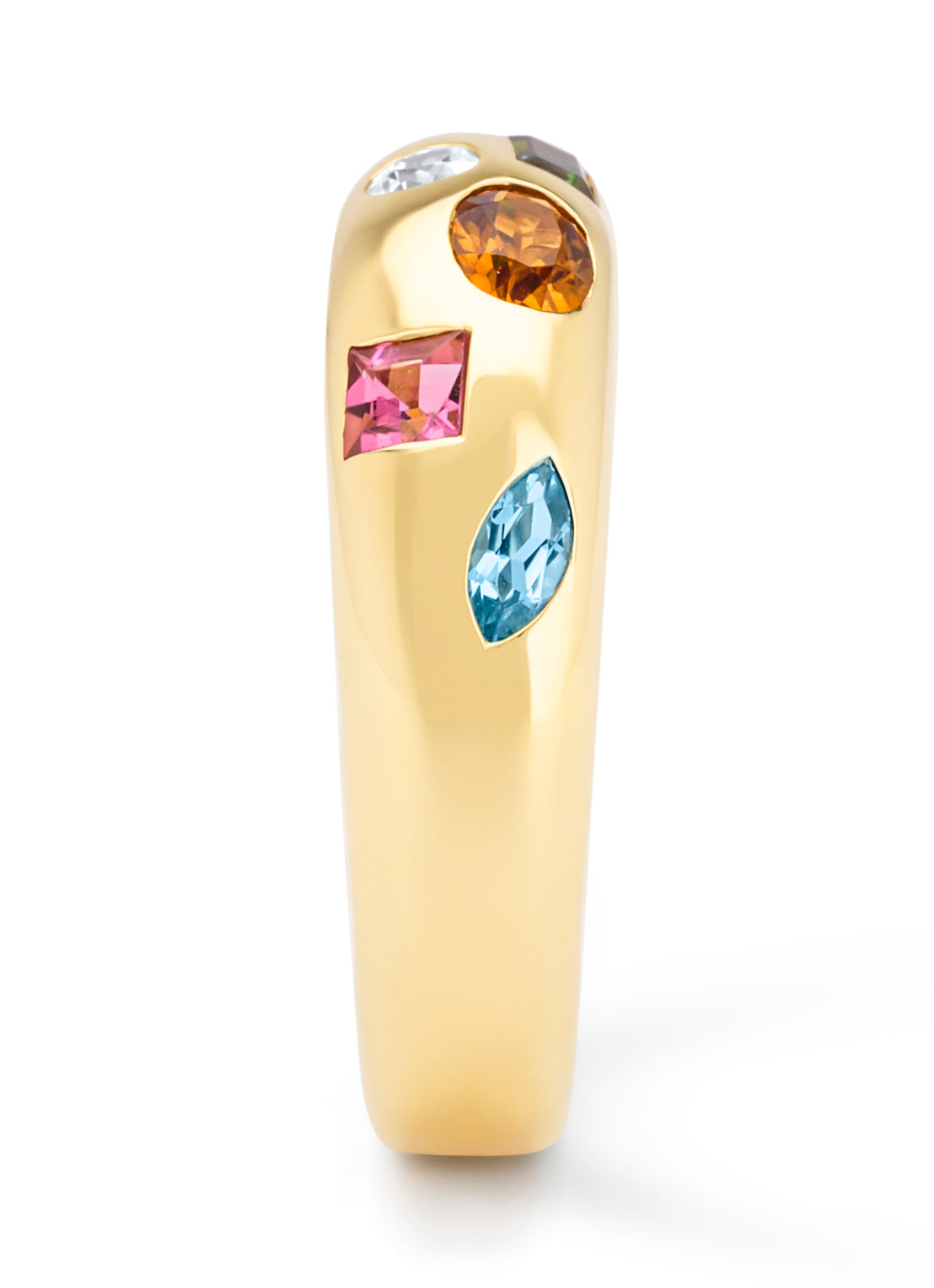 Yellow gold ring, Bold