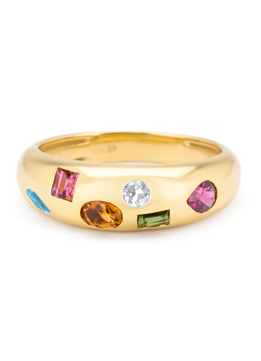 Yellow gold ring, Bold