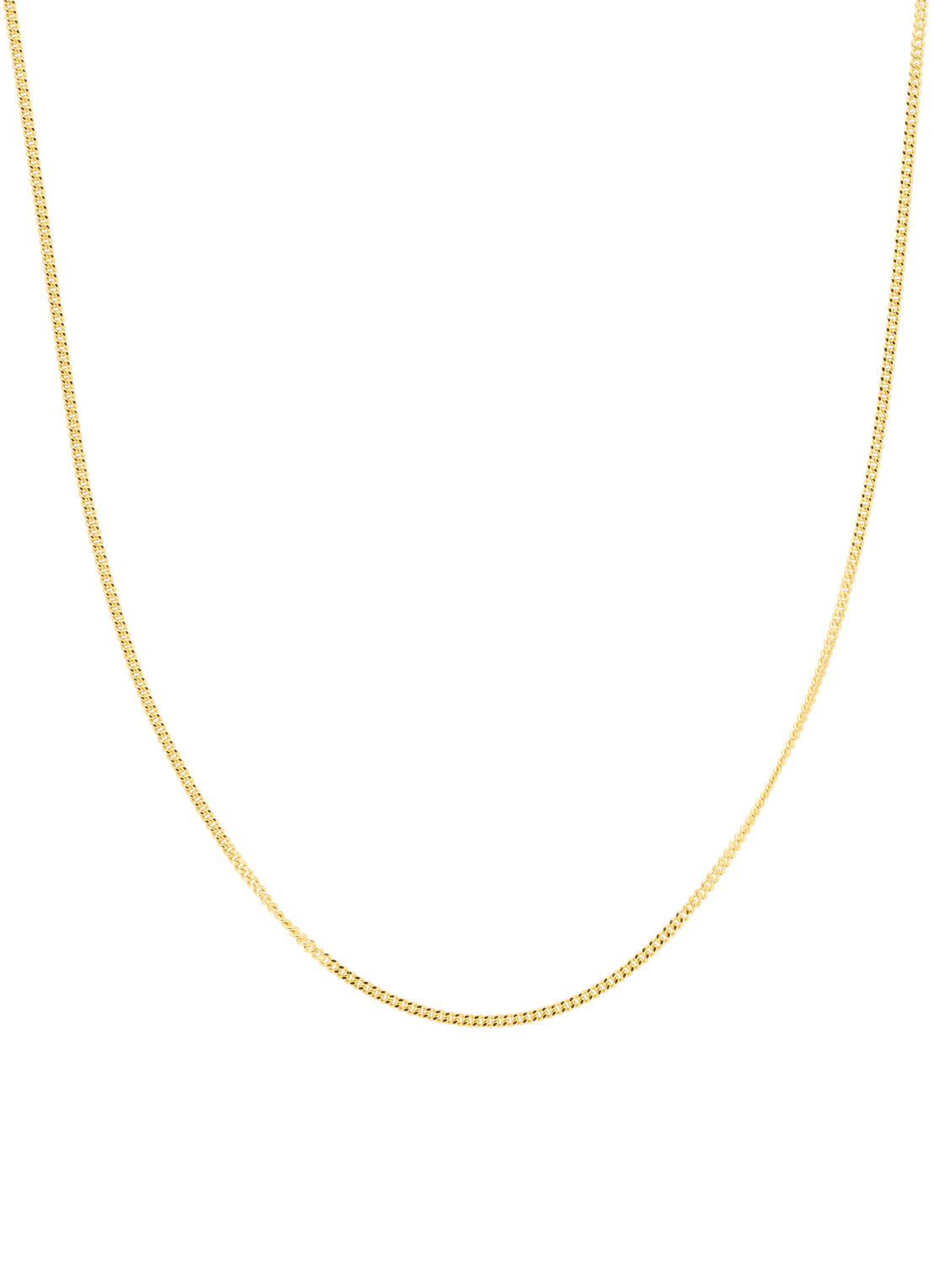 Geelgouden gourmet lengtecollier Timeless Treasures 42 cm