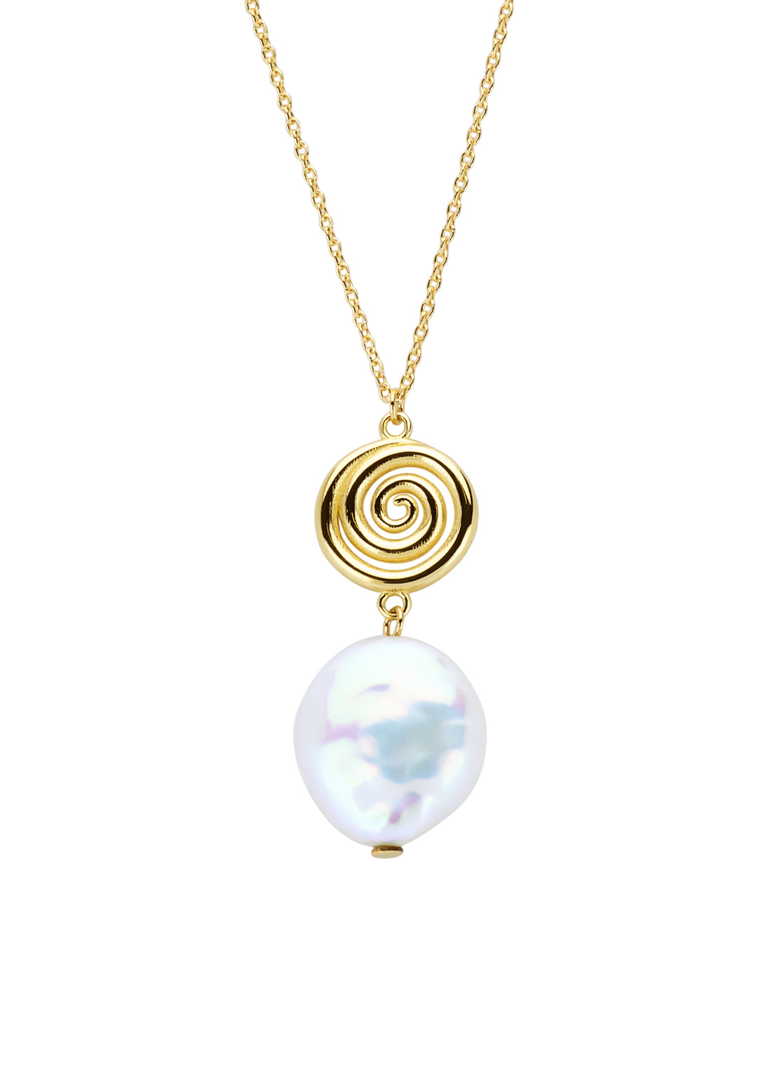 Yellow gold necklace Marigold