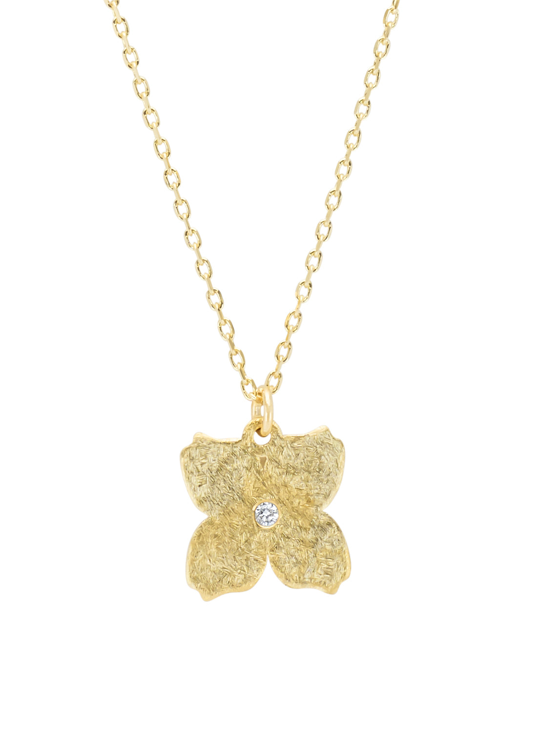 Yellow gold necklace Marigold