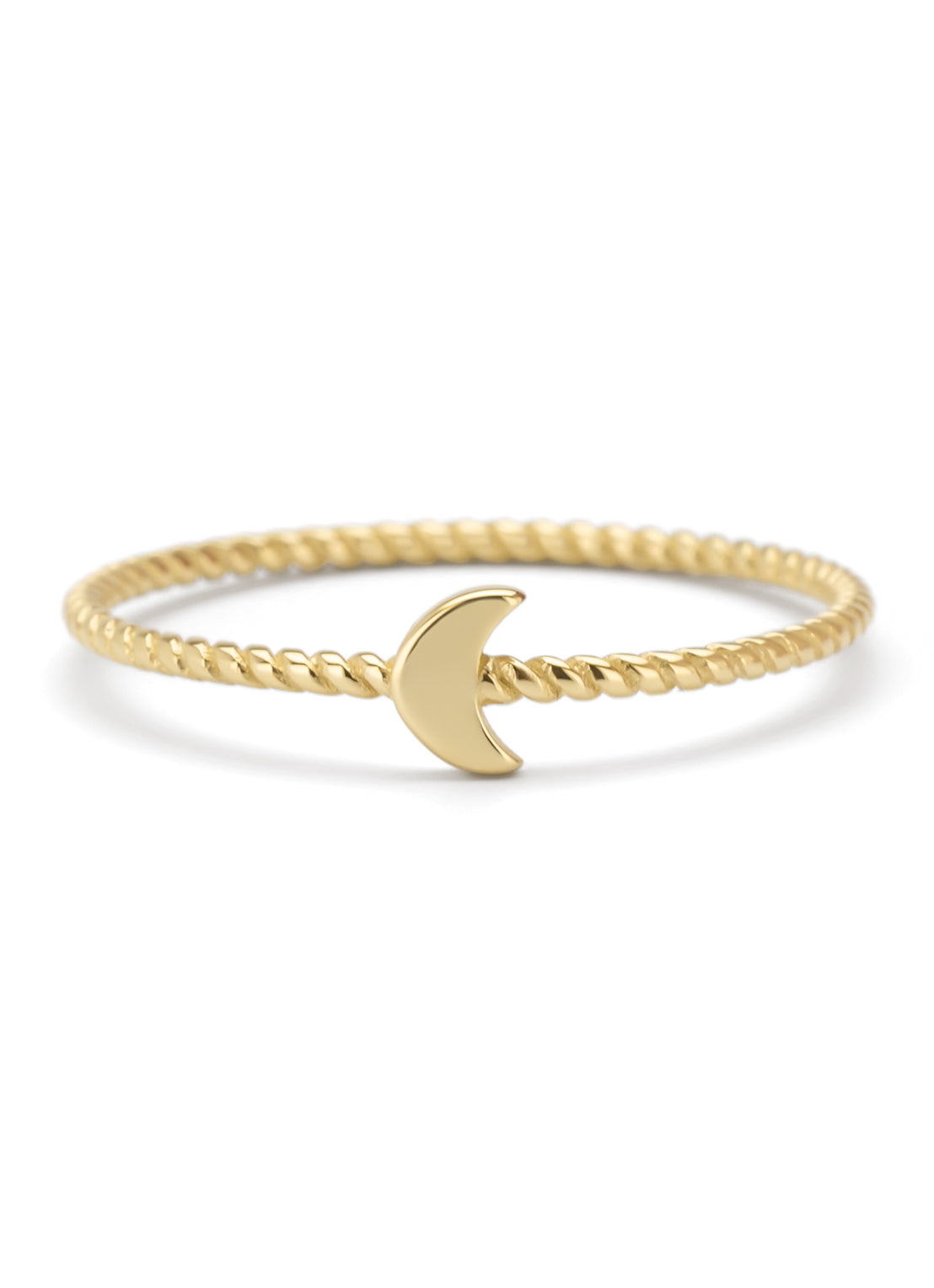 Yellow gold ring marigold