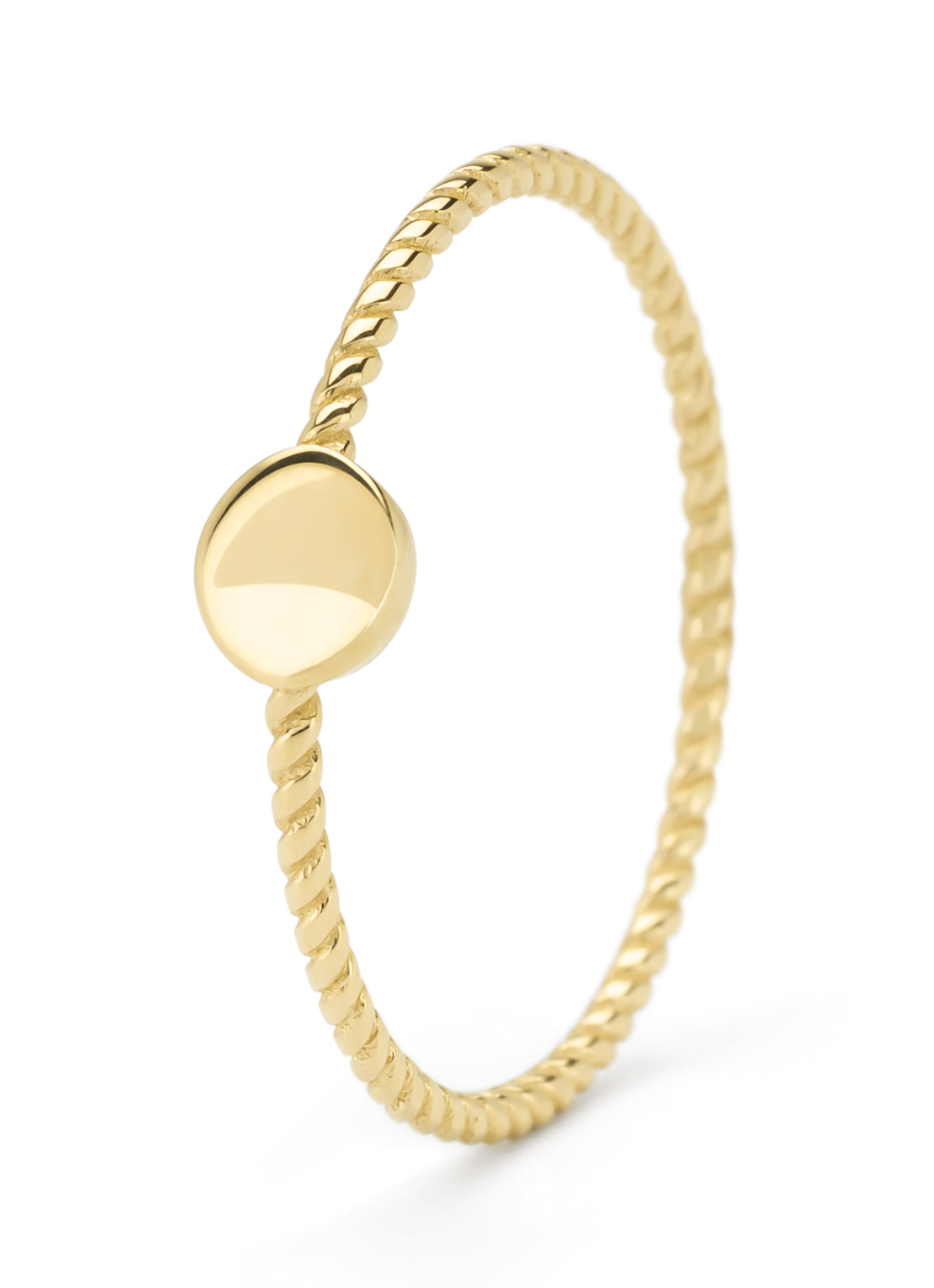 Yellow gold ring Marigold