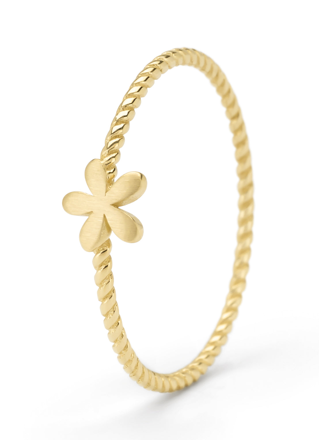 Yellow gold ring marigold