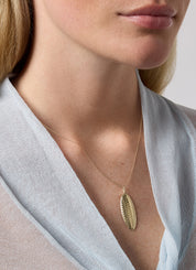 Geelgouden collier Marigold