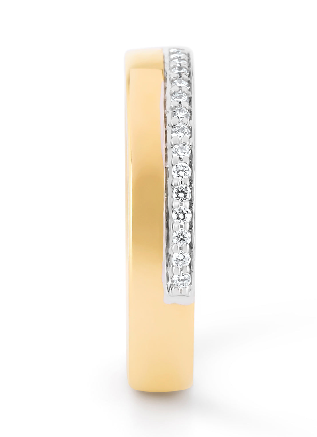 Gouden ring, 0.14 ct diamant, Wedding