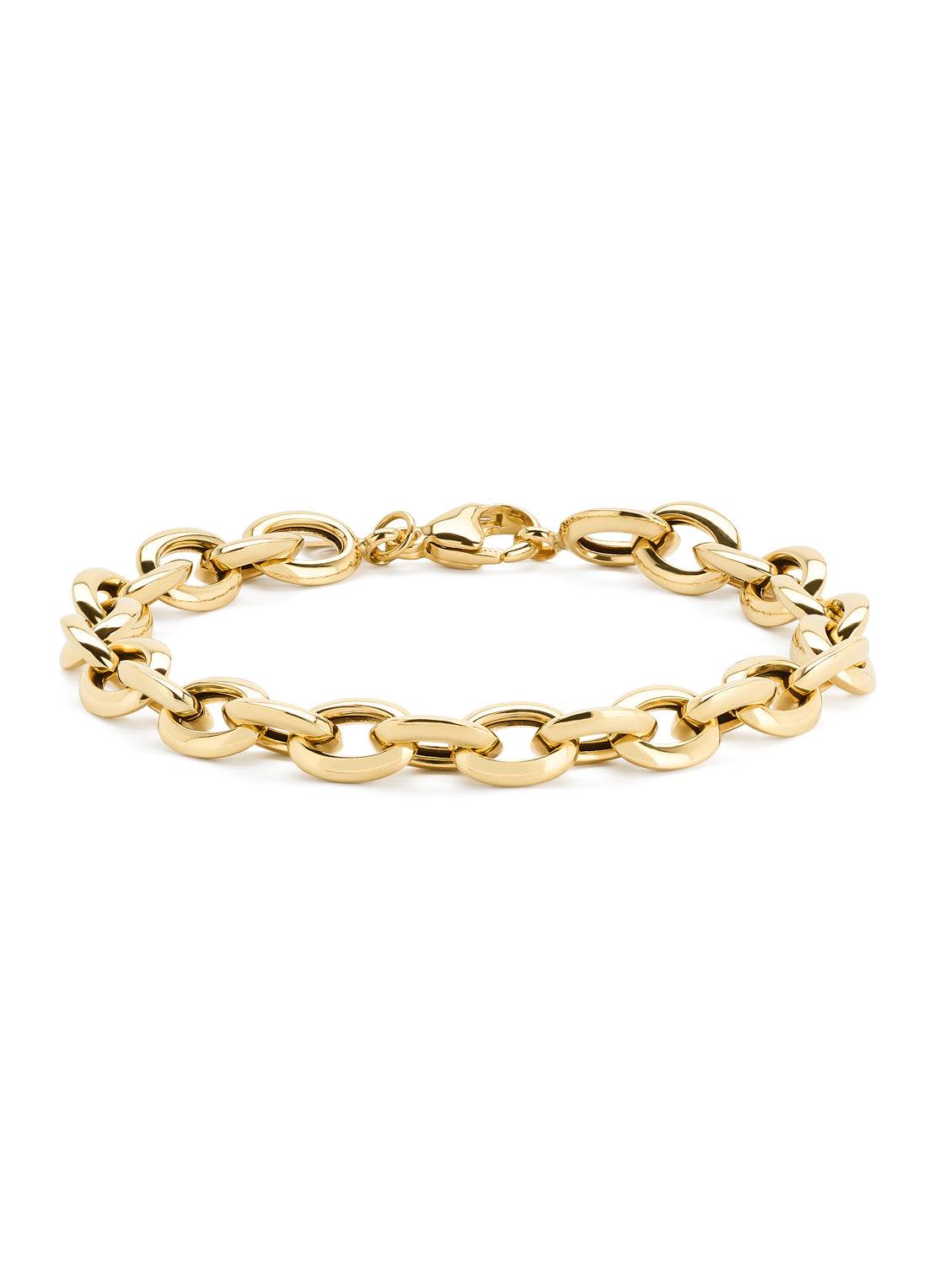 Yellow gold bracelet Timeless Treasures 18 cm
