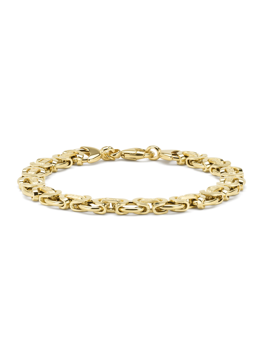 Yellow gold bracelet timeless treasures 18 cm