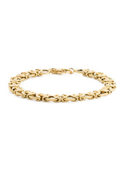 Geelgouden armband Timeless Treasures 18 cm