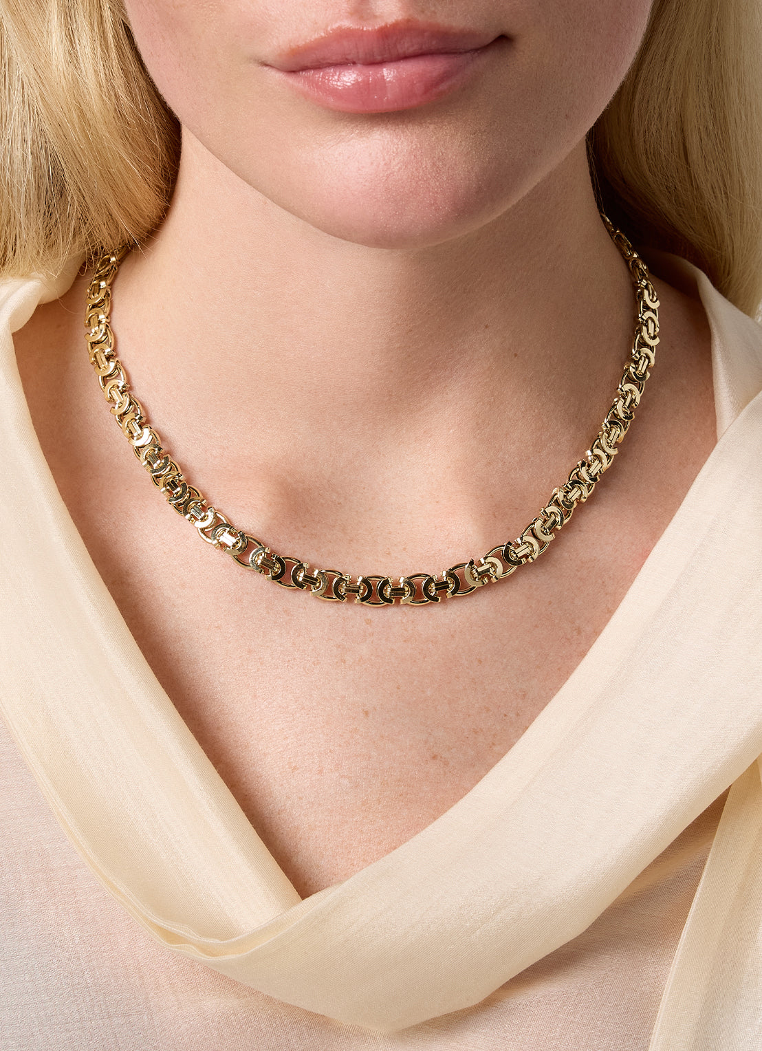 Yellow gold Necklace Timeless Treasures 45 cm