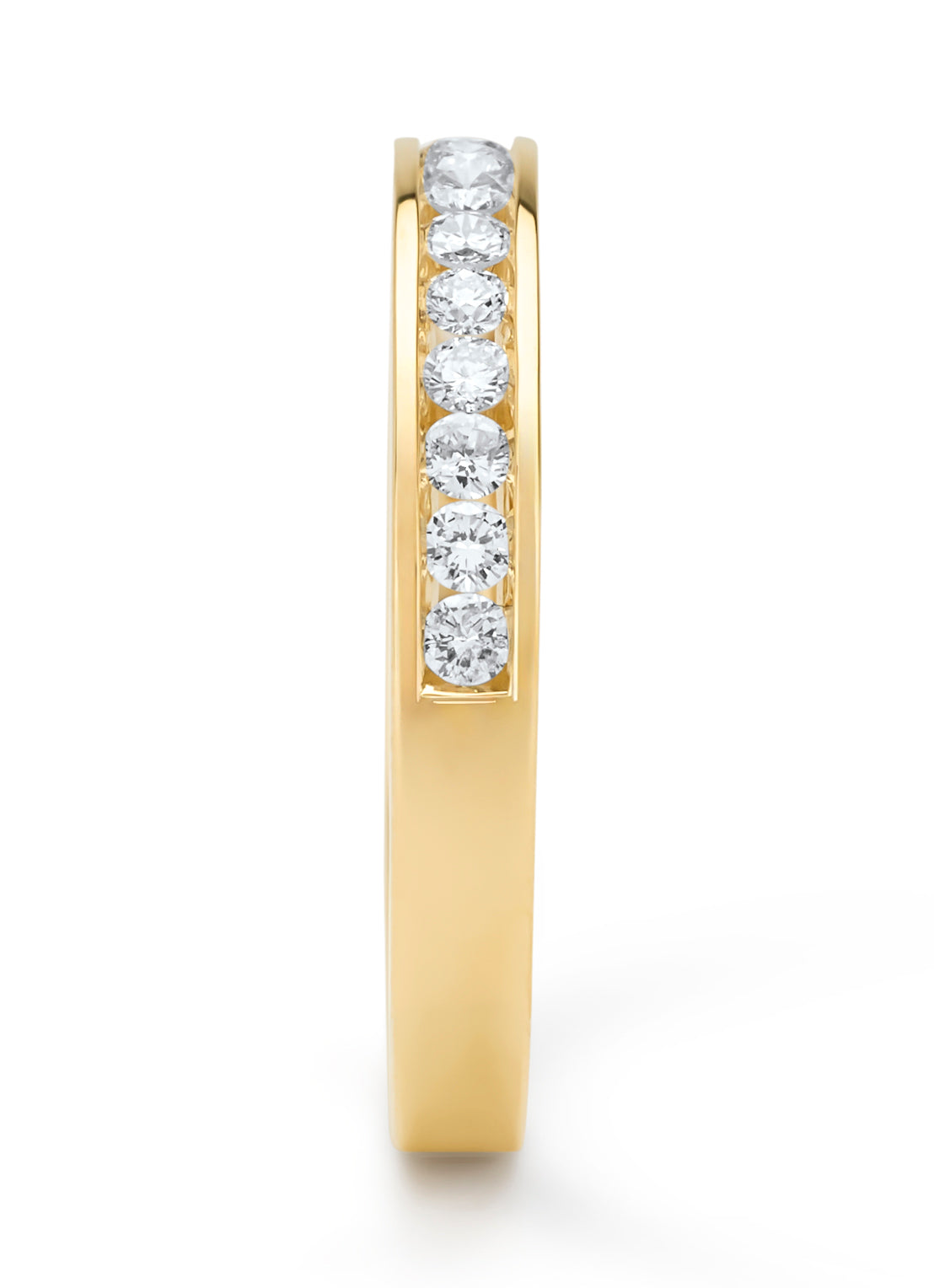 Geelgouden ring, 0.35 ct diamant, Alliance