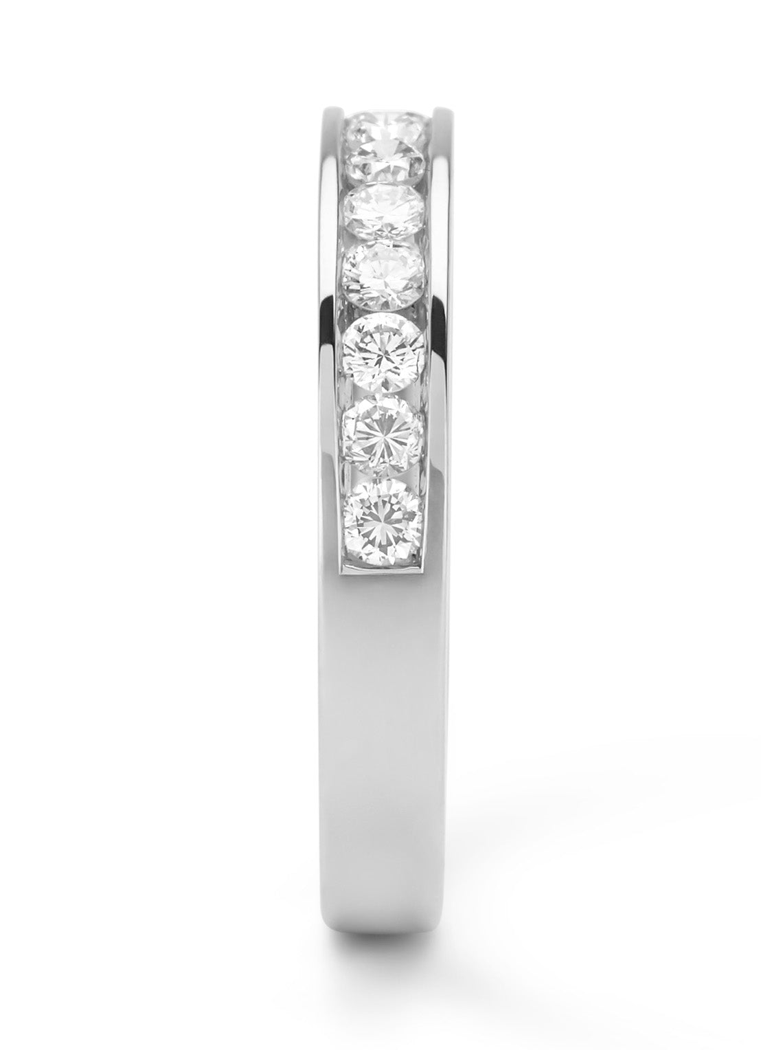 Witgouden ring, 0.50 ct diamant, Alliance