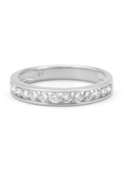 Witgouden ring, 0.50 ct diamant, Alliance
