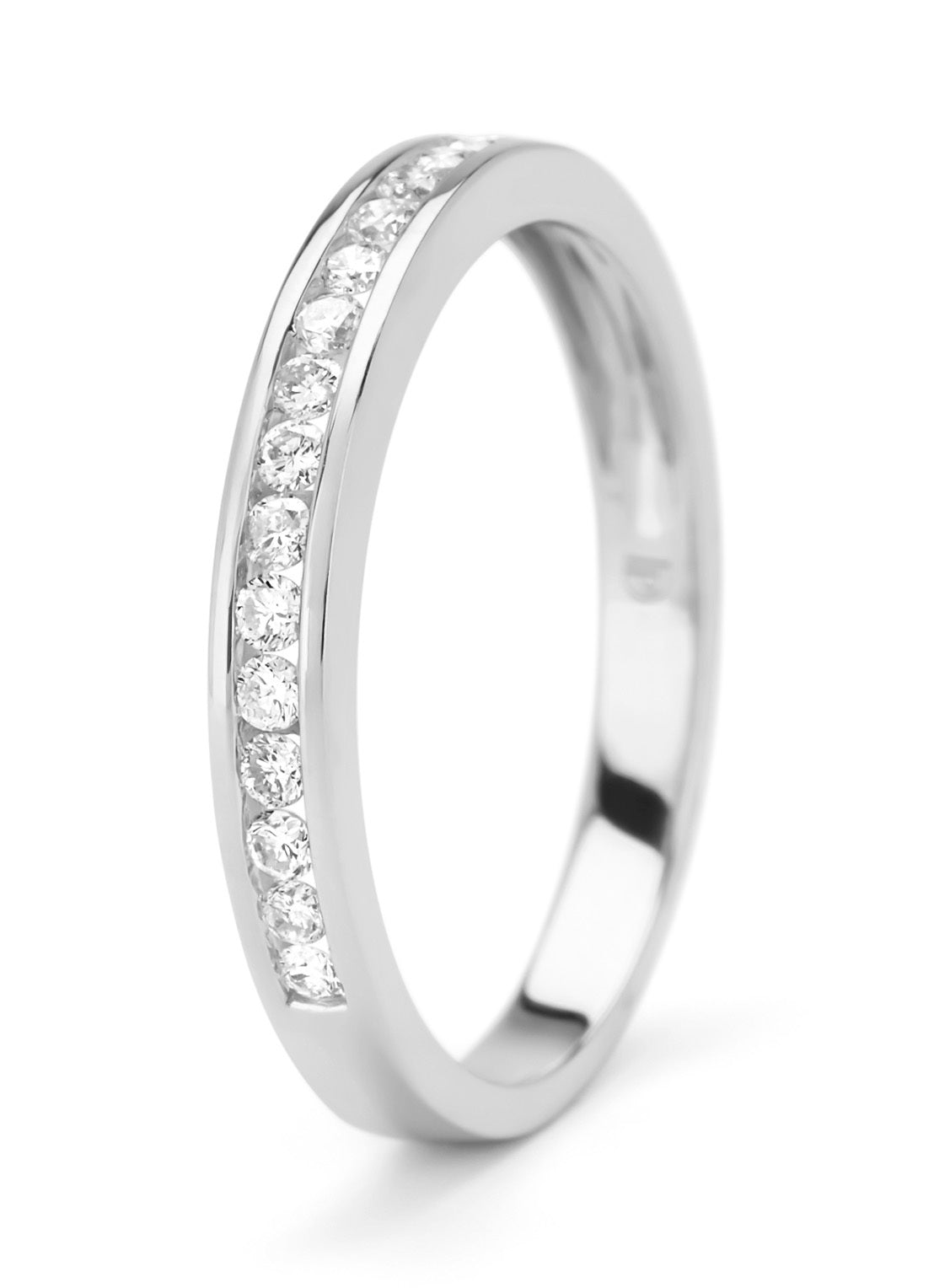 White gold ring, 0.25 ct diamond, Alliance