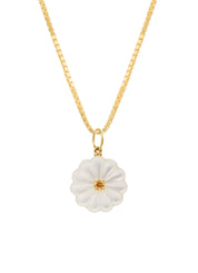 Geelgouden hanger, 0.06 ct citrien, Rivièra