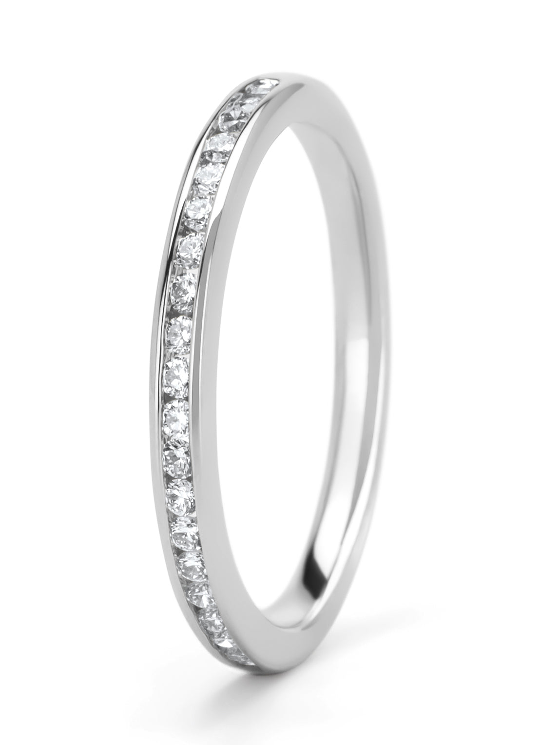 Witgouden ring, 0.19 ct diamant, Perfect Match