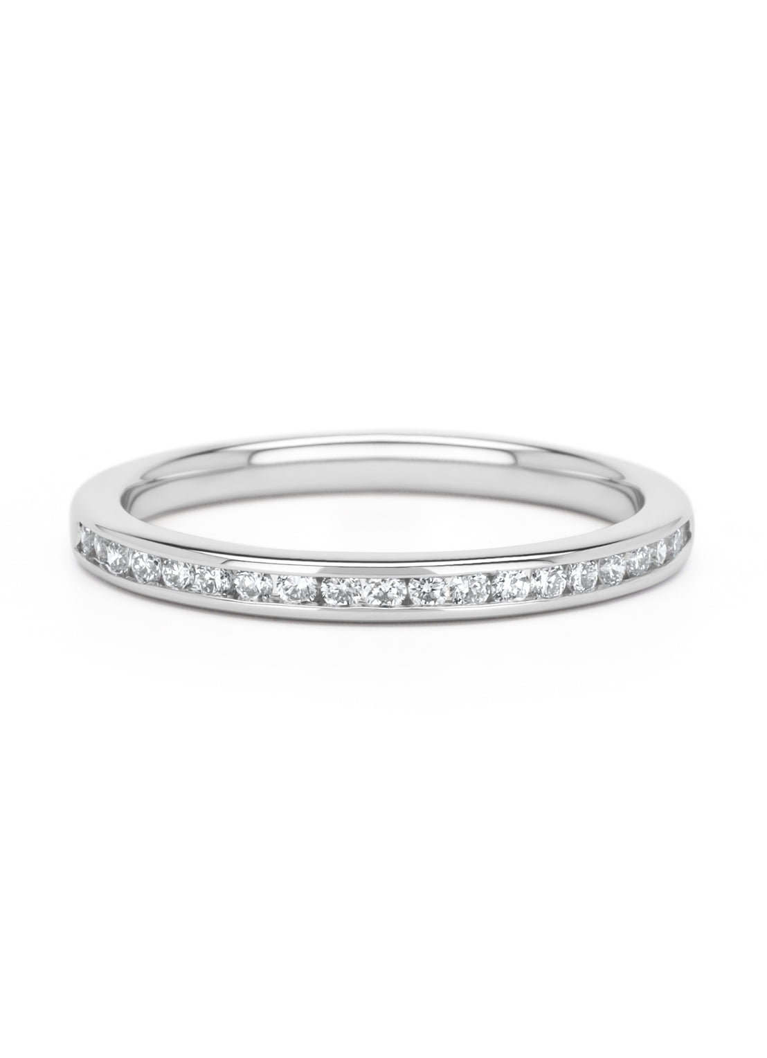 Witgouden ring, 0.19 ct diamant, Perfect Match