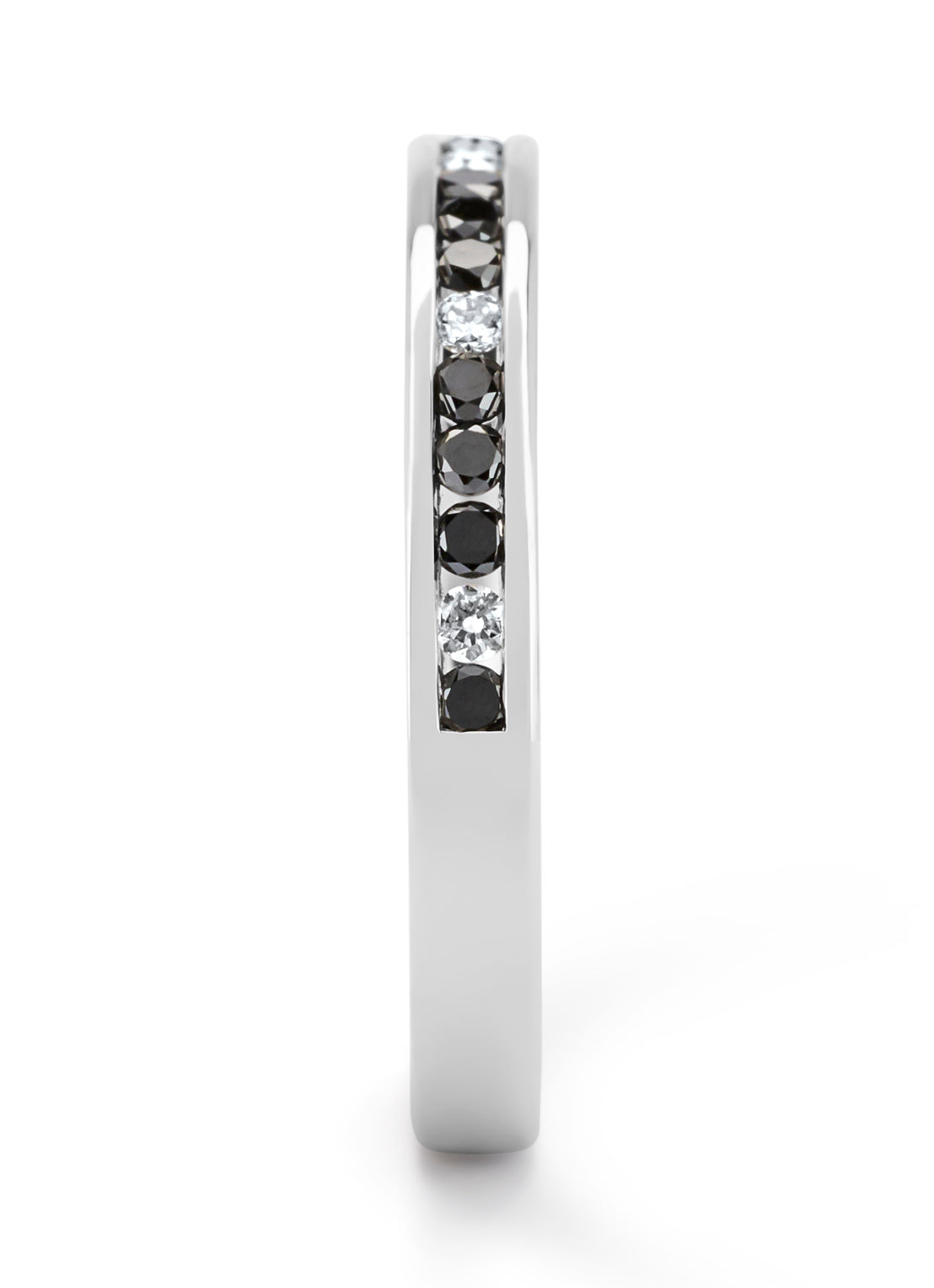 Witgouden ring, 0.25 ct diamant, Ensemble