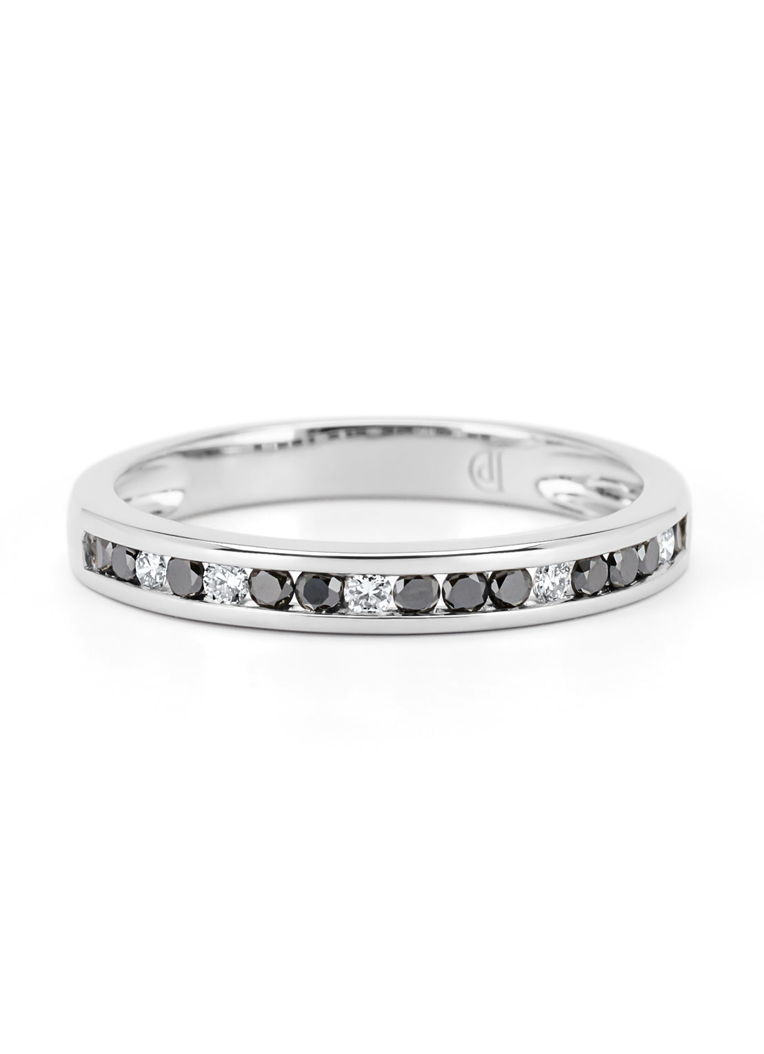 Witgouden ring, 0.25 ct diamant, Ensemble