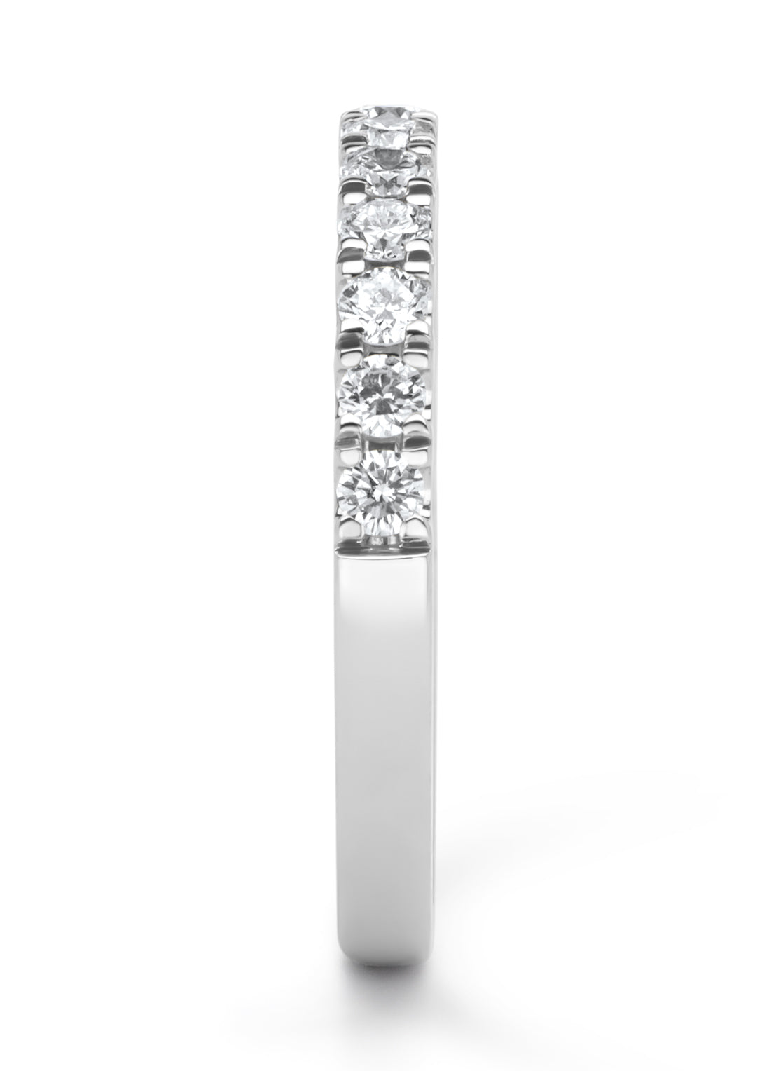 Witgouden ring, 0.52 ct diamant, Perfect Match
