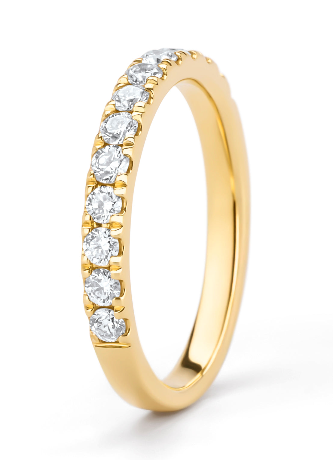 Geelgouden ring, 0.50 ct diamant, Perfect Match