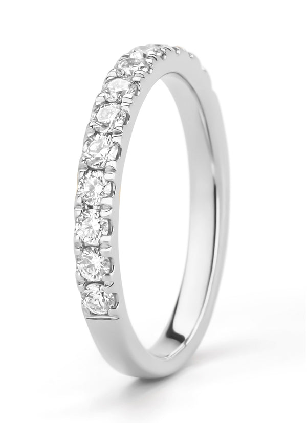 Witgouden ring, 0.50 ct diamant, Perfect Match