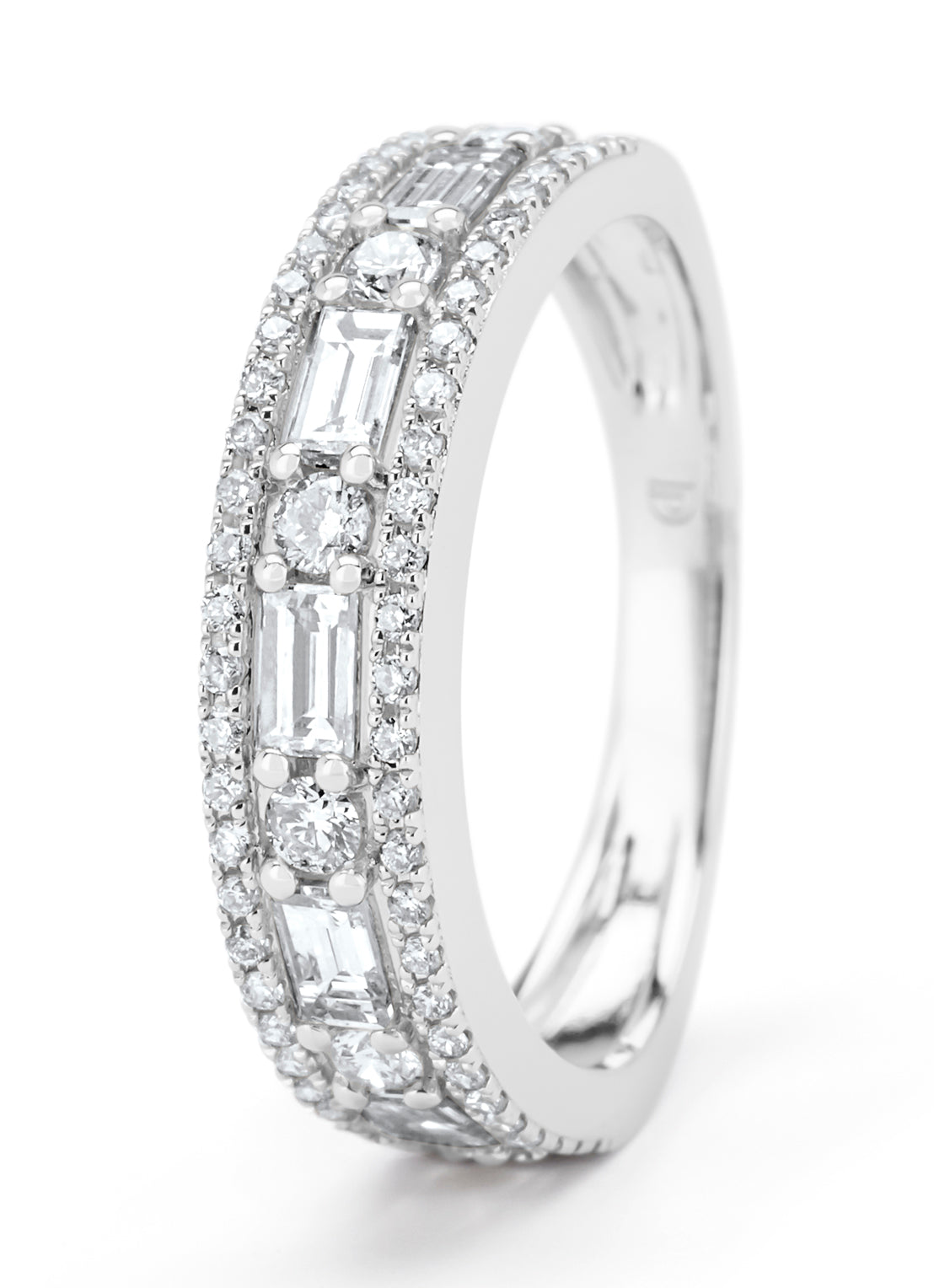 Witgouden ring, 0.90 ct diamant, Gallery