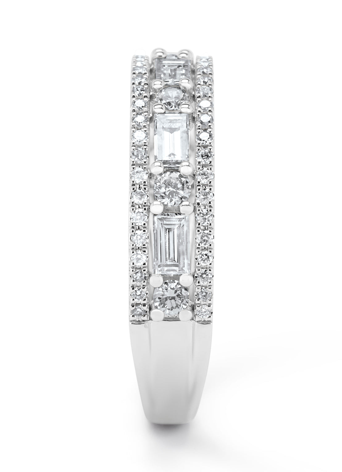 Witgouden ring, 0.90 ct diamant, Gallery