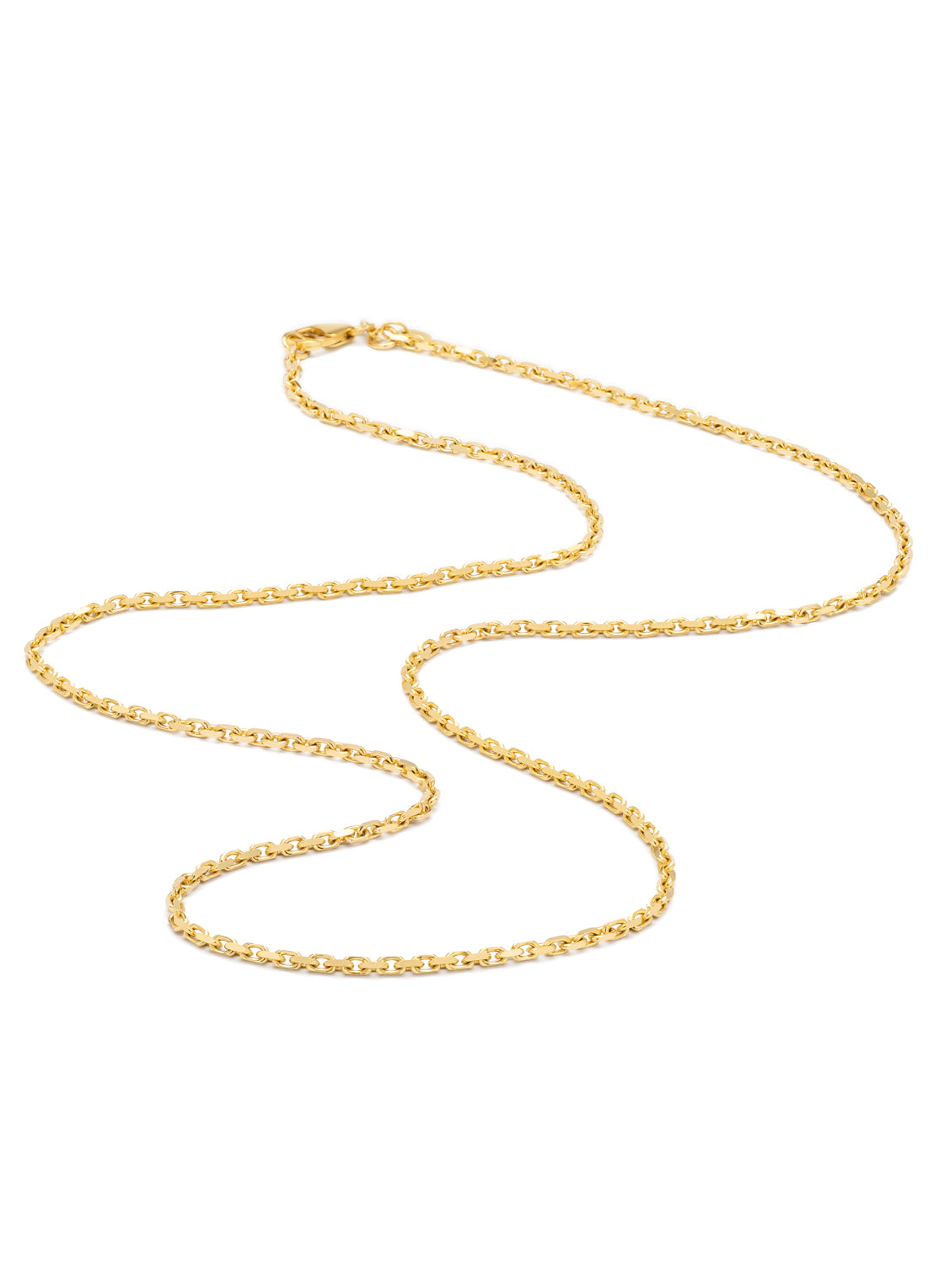 Yellow gold necklace