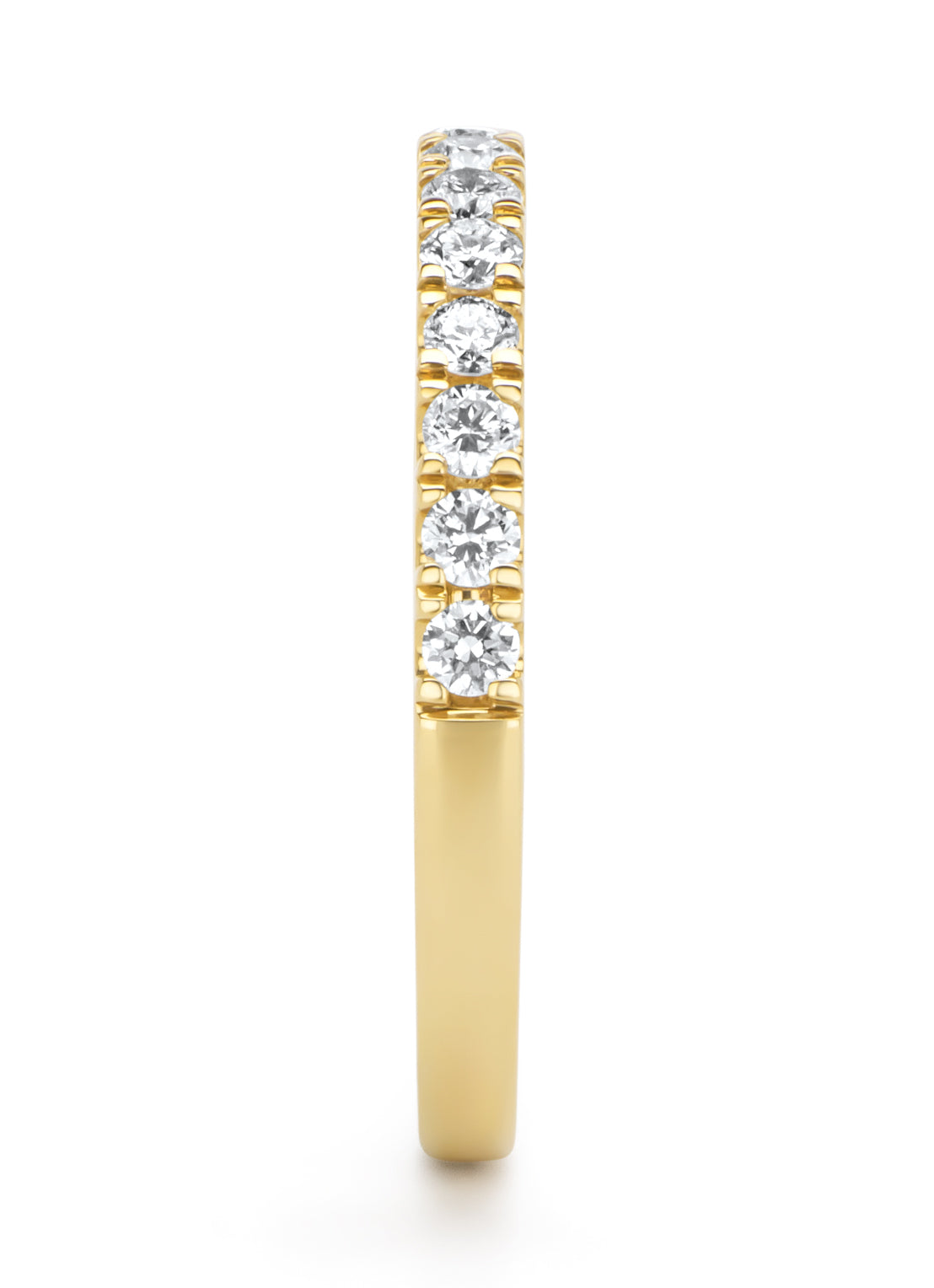 Geelgouden ring, 0.40 ct diamant, Perfect Match