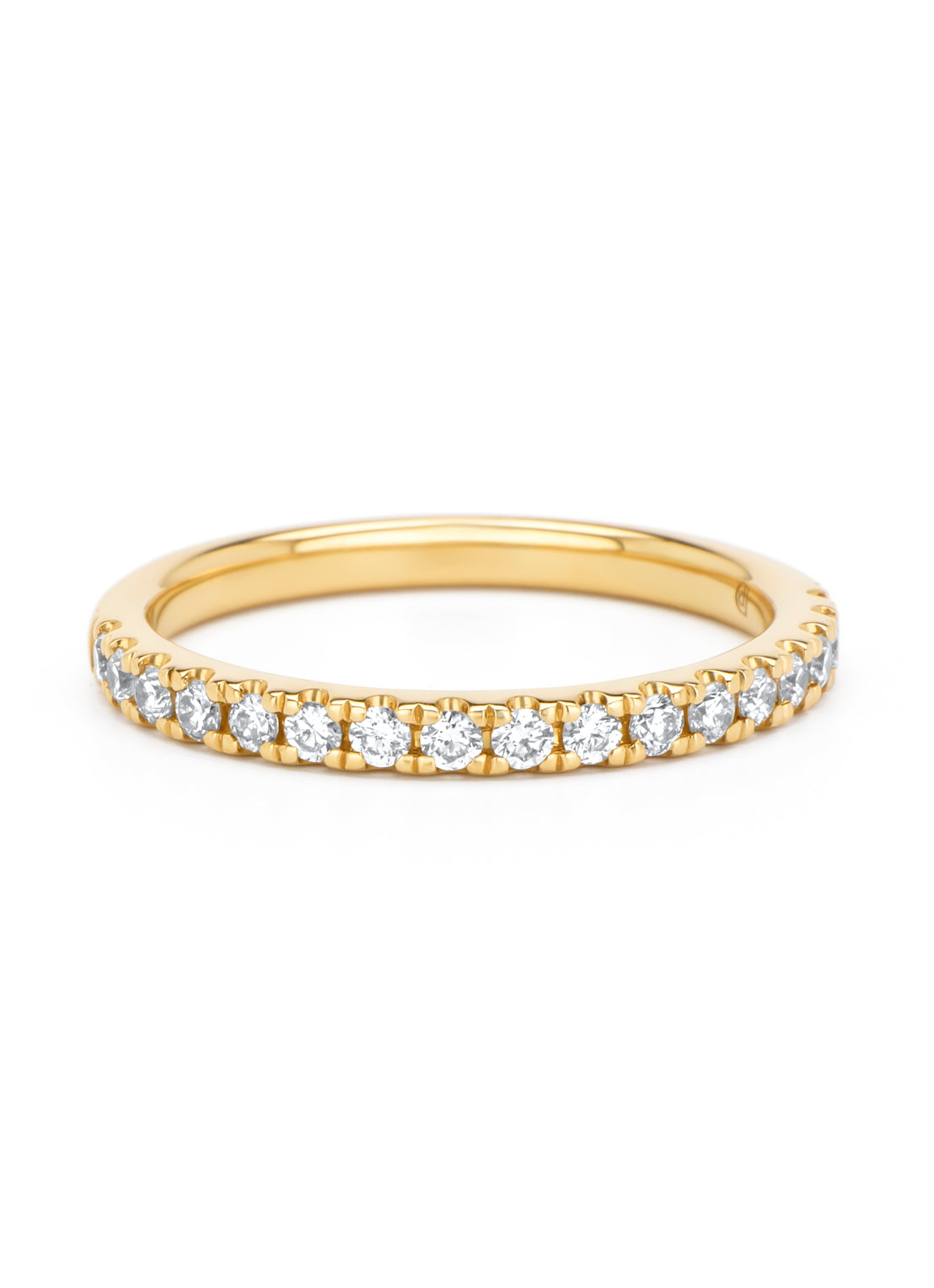 Geelgouden ring, 0.32 ct diamant, Wedding