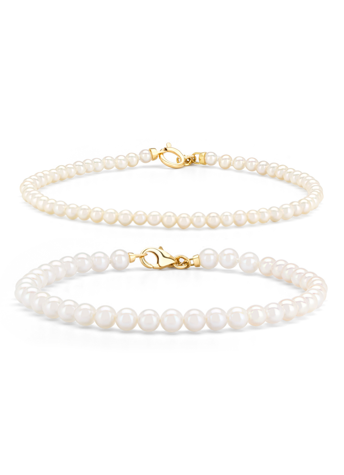 Parelarmbanden set small, medium