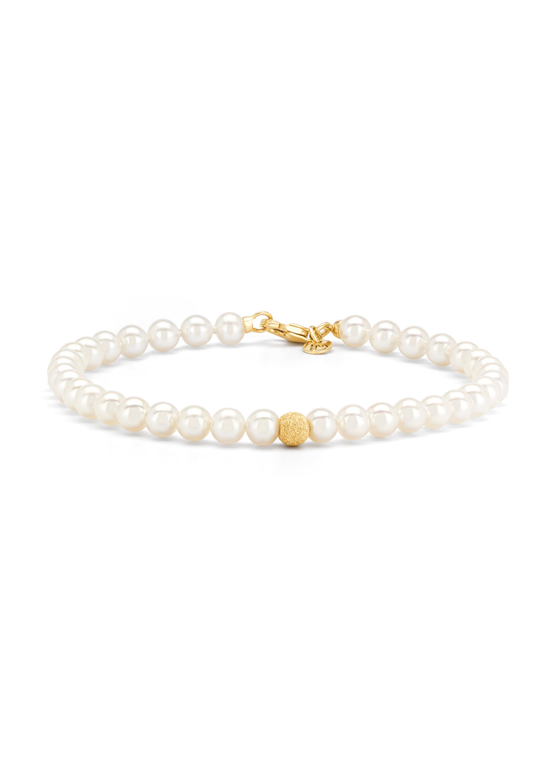 Yellow gold Riviera bracelet