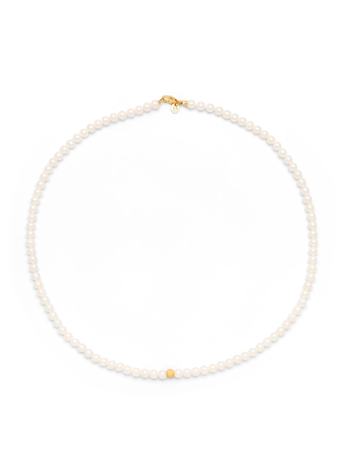 Yellow gold Riviera necklace