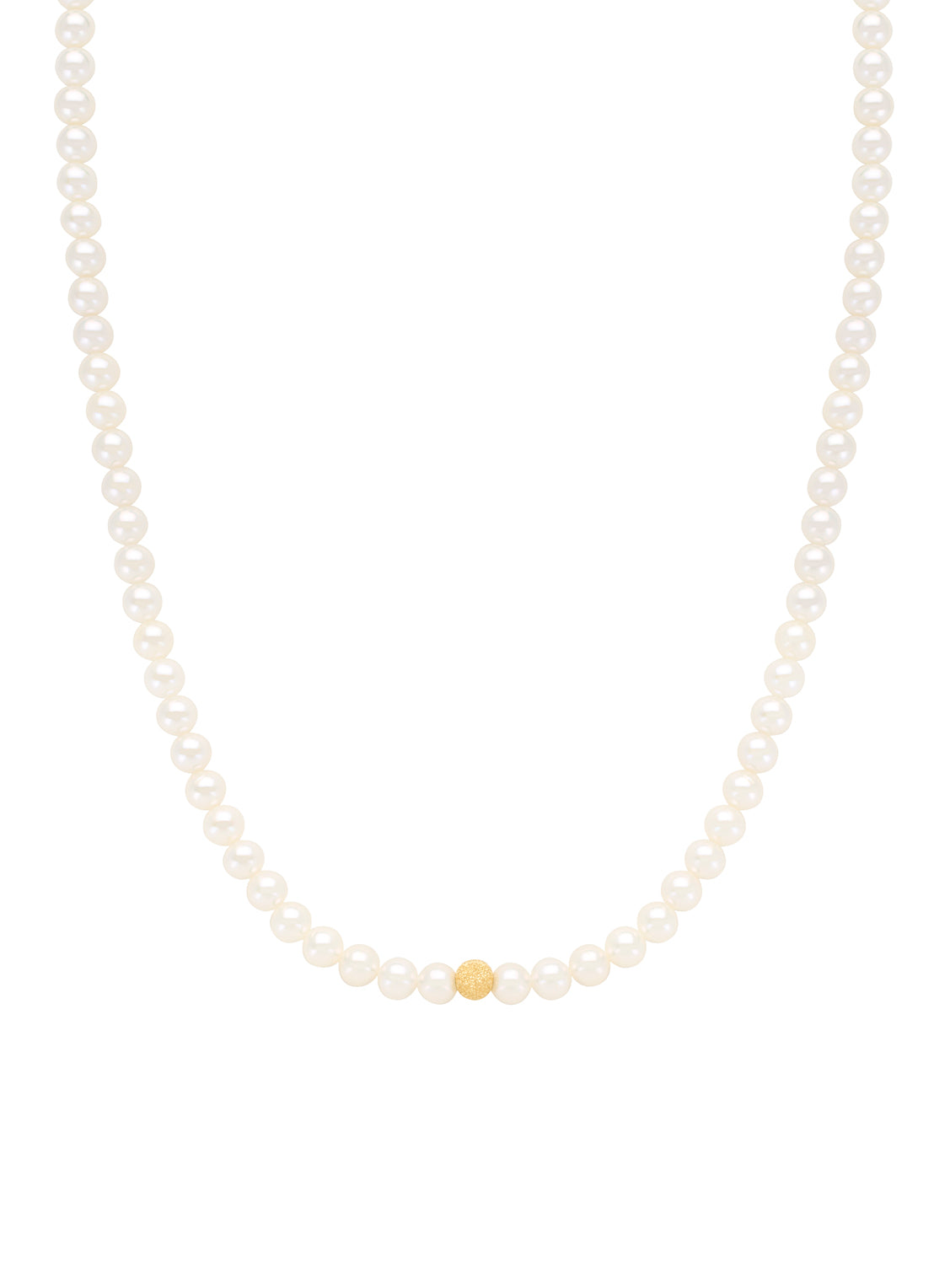 Yellow gold Riviera necklace