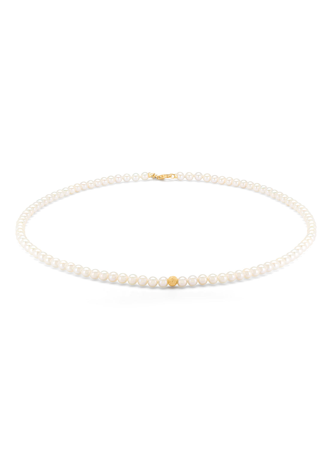 Yellow gold Riviera necklace