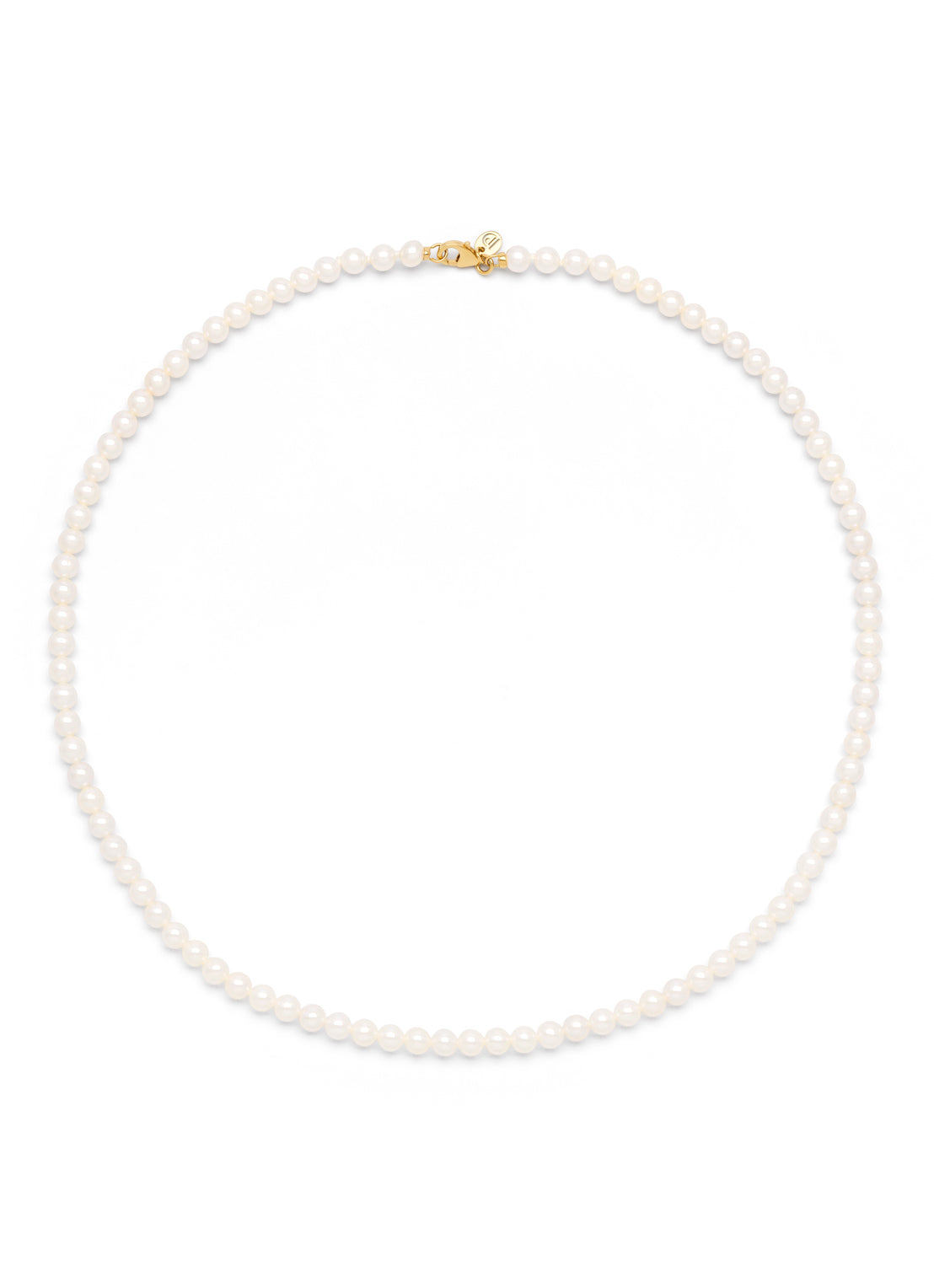 Yellow gold Riviera necklace