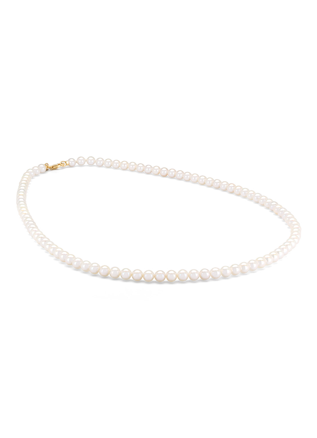 Yellow gold Riviera necklace
