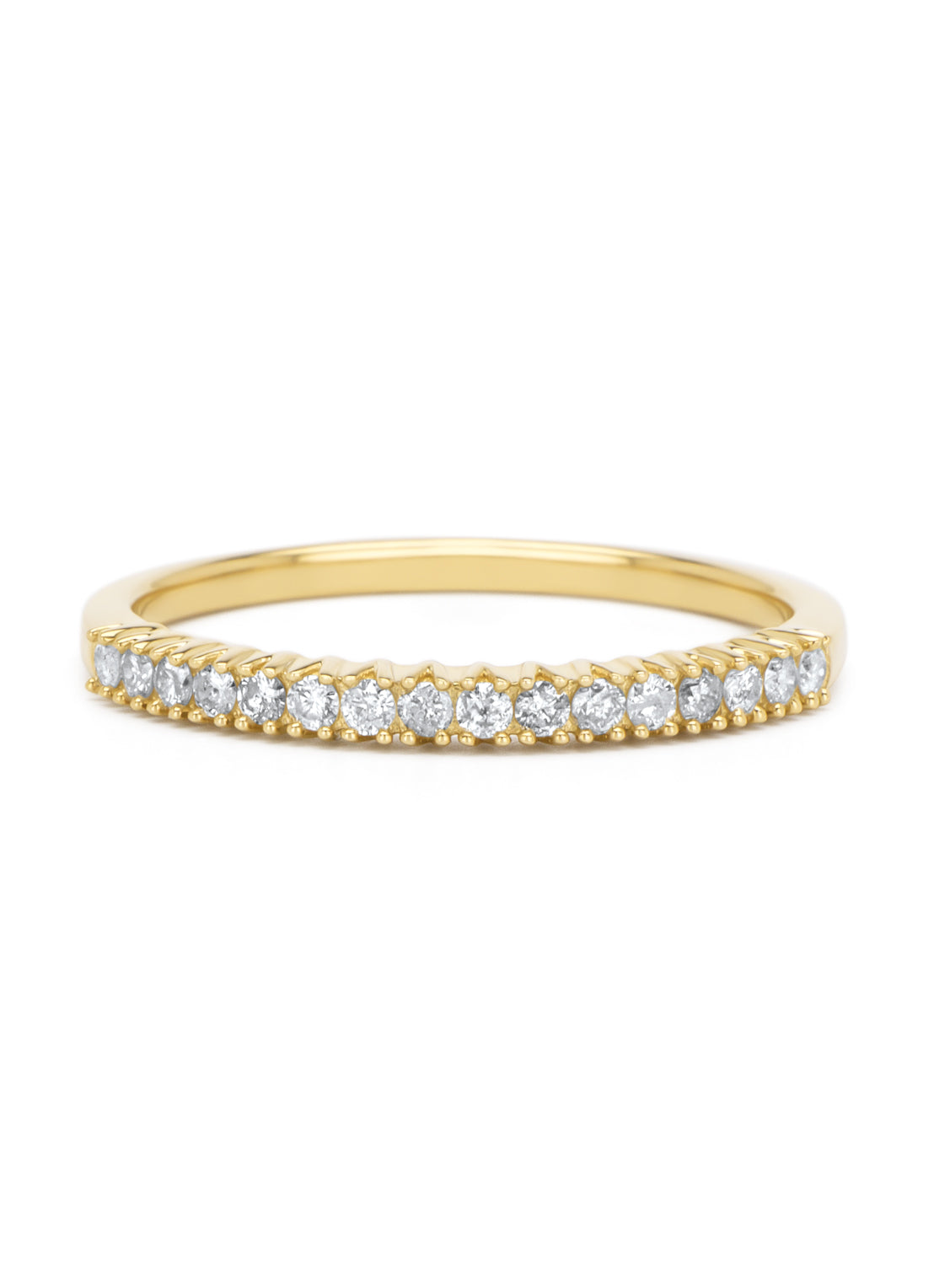 Geelgouden ring, 0.20 ct diamant, Alliance