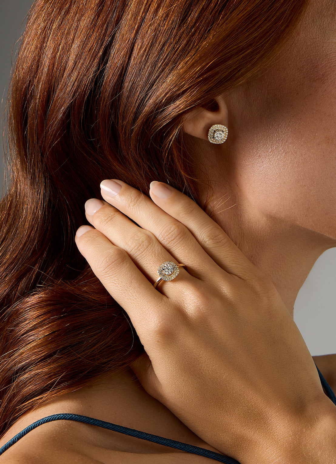 Gouden ring, 0.31 ct diamant, Enchanted