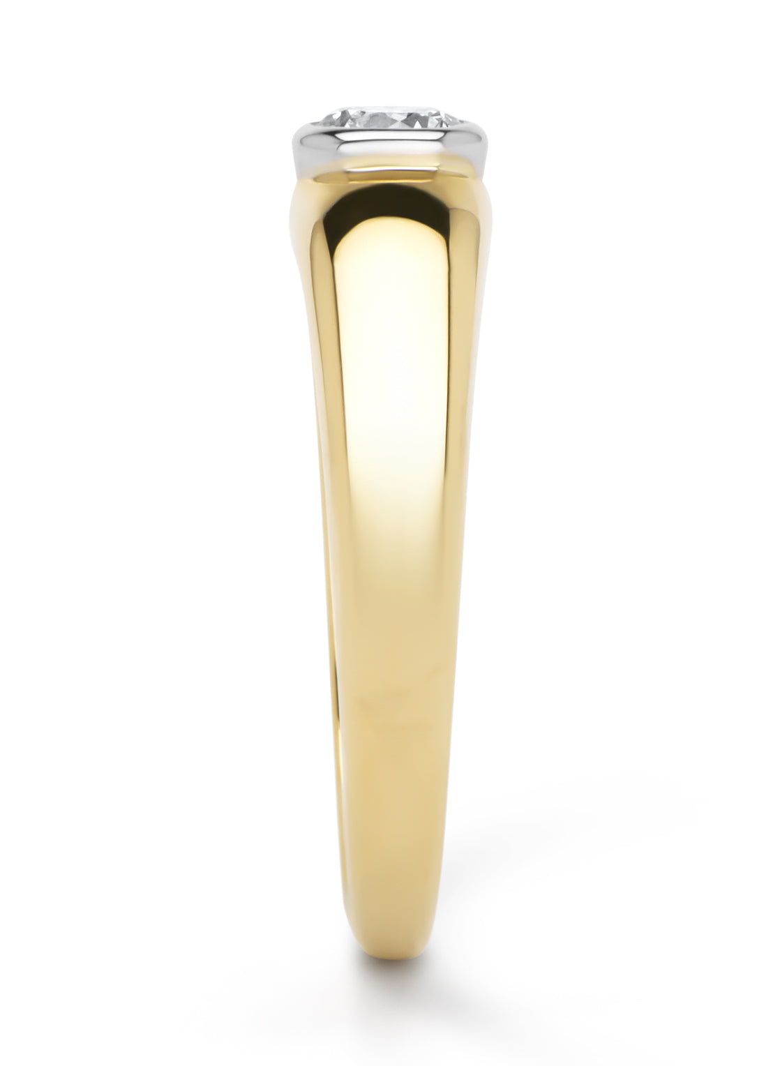 Gouden ring, 0.30 ct diamant, Solitair
