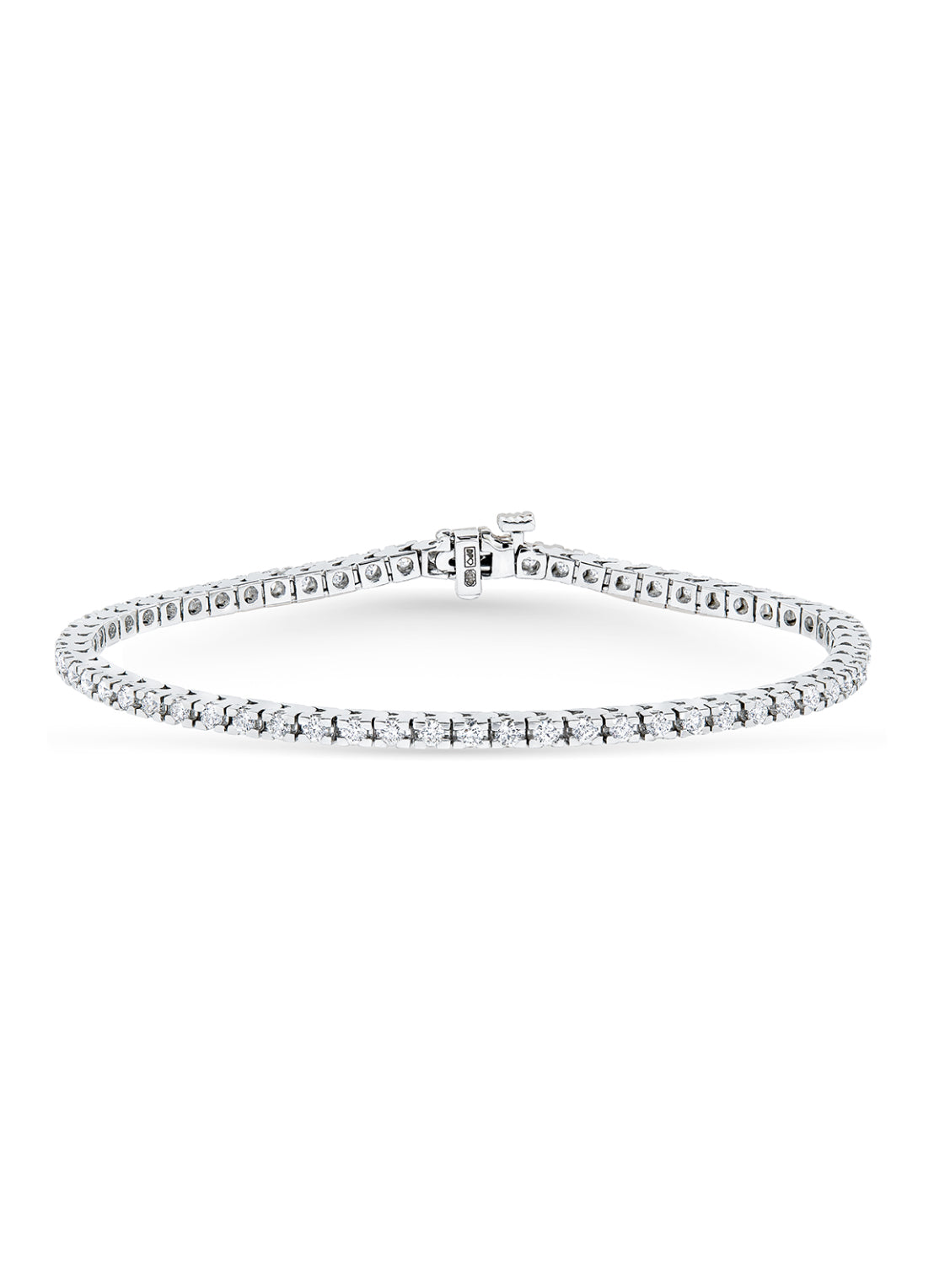 Tennis bracelet, 2.00 ct diamond