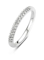 White gold ring, 0.14 CT Diamant, Ensemble