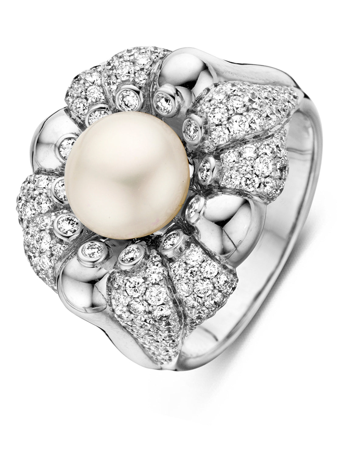 Witgouden ring, 1.33 ct diamant, Gallery