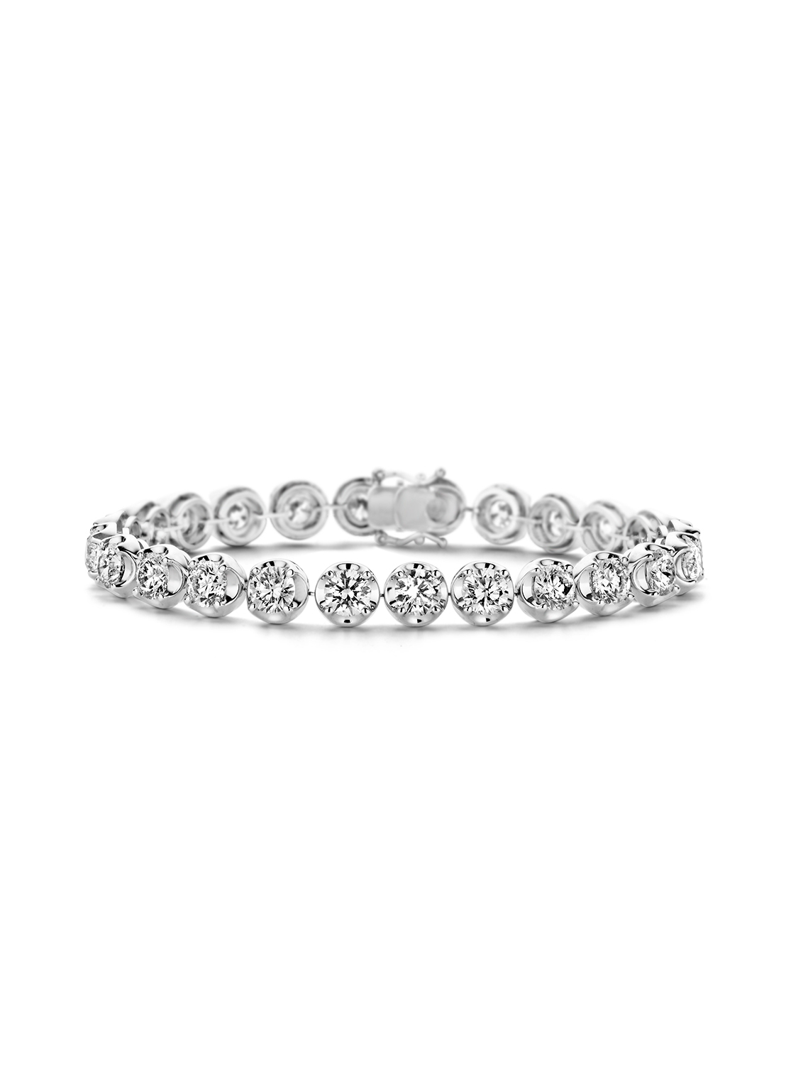 Tennis bracelet, 14.34 CT