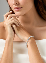 Tennis bracelet, 14.34 CT