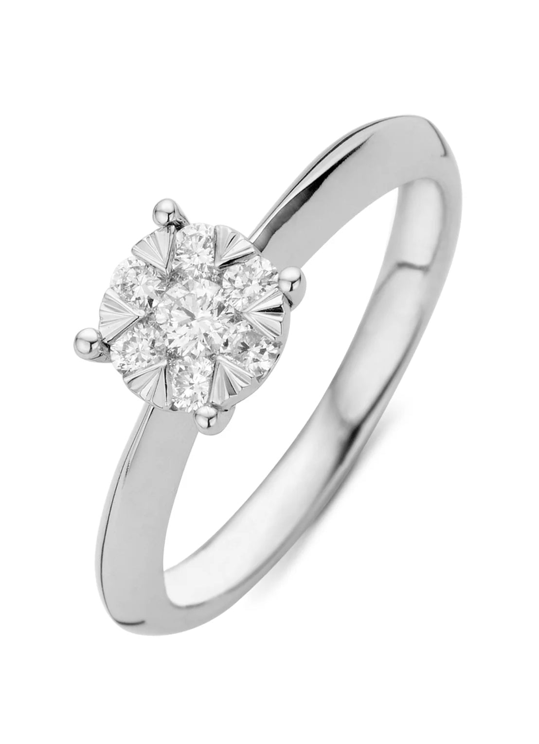 White gold ring, 0.28 ct diamond, Enchanted