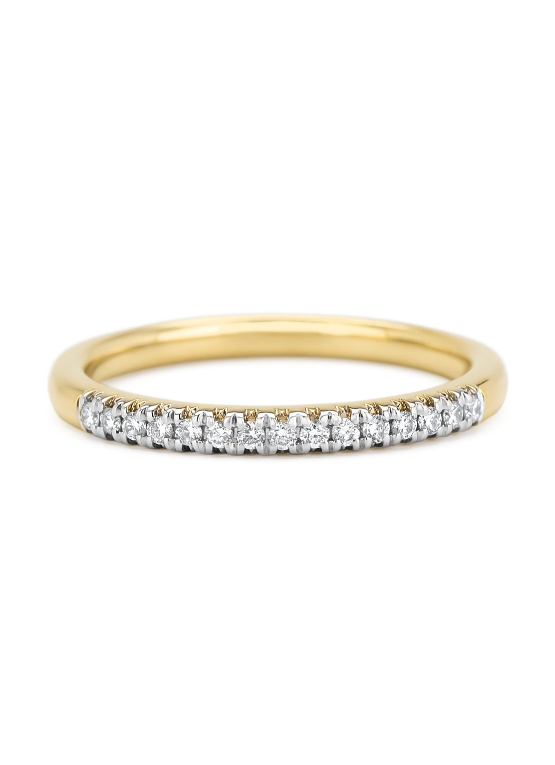 Gouden ring, 0.14 ct diamant, Ensemble